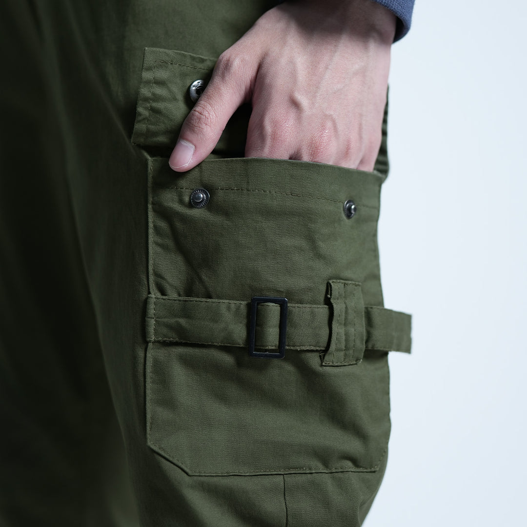 Elastic Patch Pocket Jogger Pant - 136 High Cultured