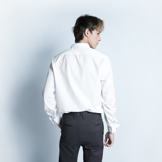 Executive Hidden-Button Long Sleeve Shirt - 66