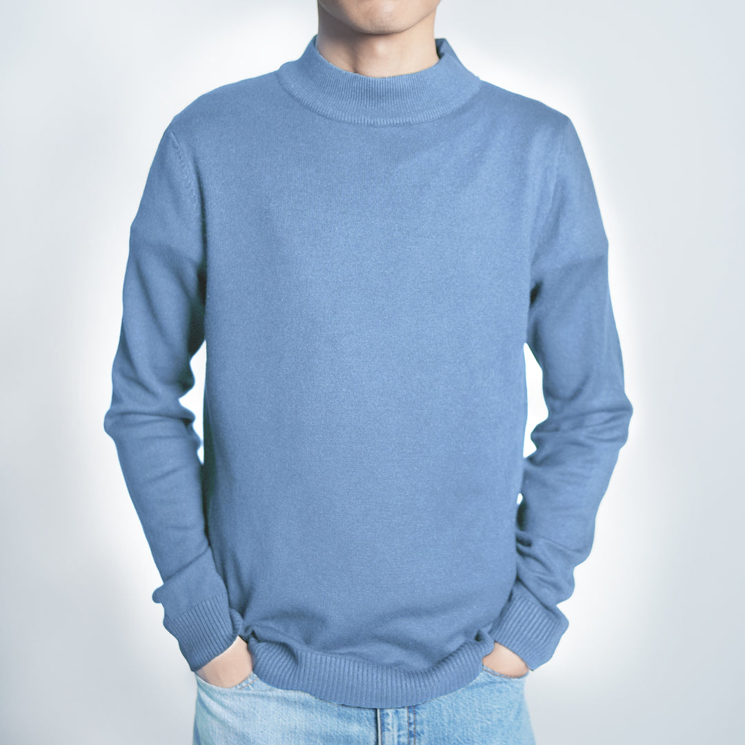 Phil Mock Neck Knitted Sweater - 253
