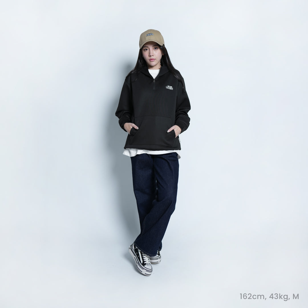 Duality Half Zip Hoodie Sweater - 241