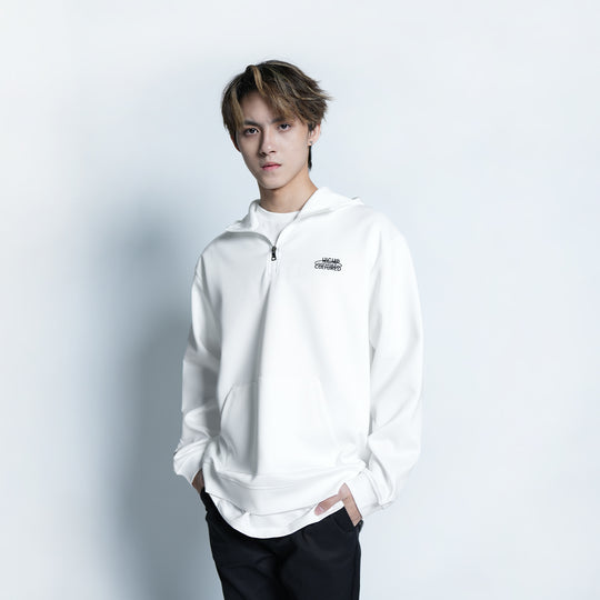 Duality Half Zip Hoodie Sweater - 241