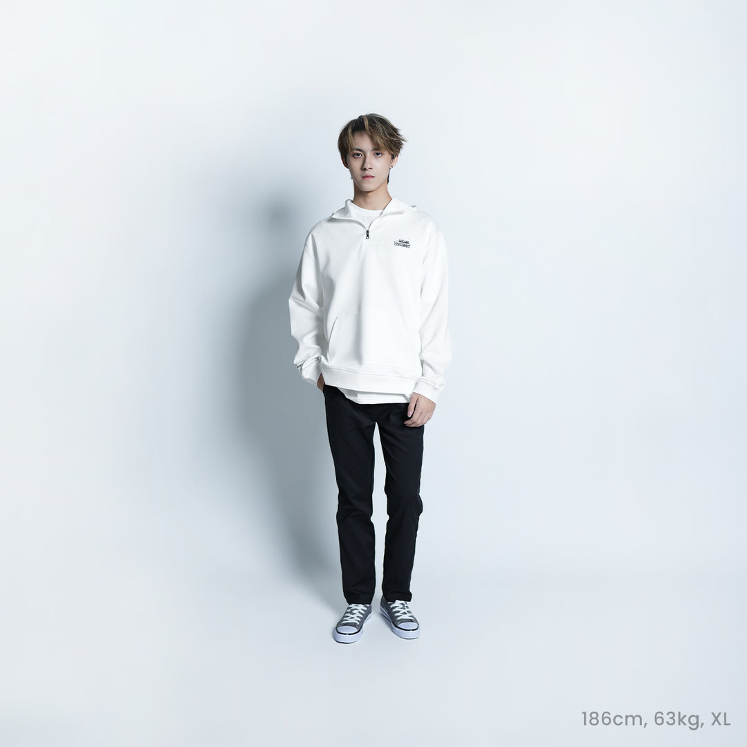 Duality Half Zip Hoodie Sweater - 241