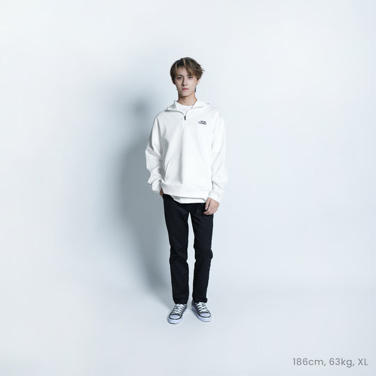 Duality Half Zip Hoodie Sweater - 241
