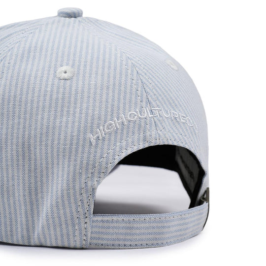 HIGH CULTURED Old English Logo Stripe Baseball Cap - 214