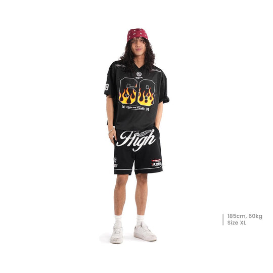 Hot Wheels x HIGH CULTURED Racing Team Boxy Jersey Tee - 1172