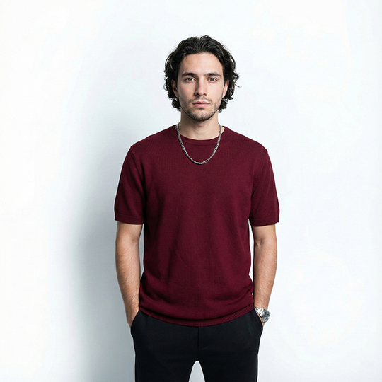 Wade Essential Knit Tee - 1075