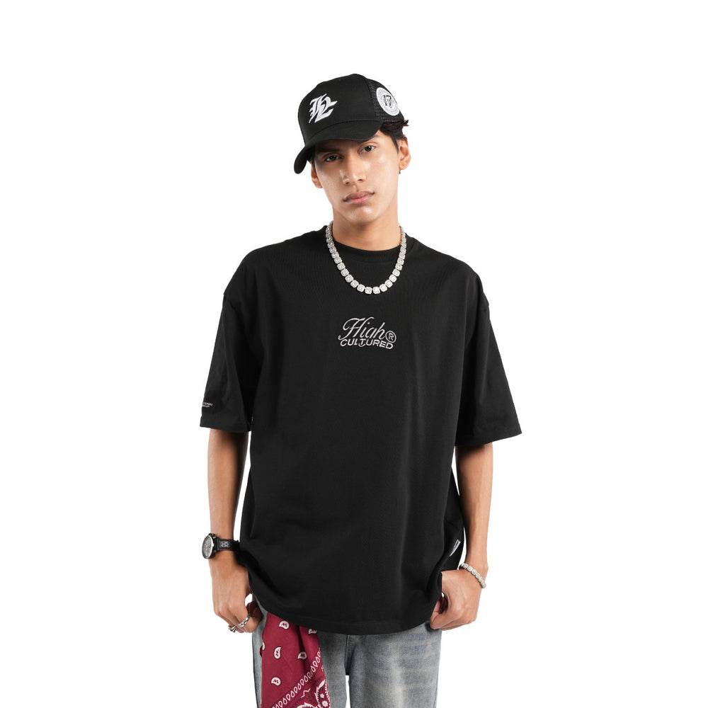 High Cultured Opulent Cap Logo  Tee - 1173