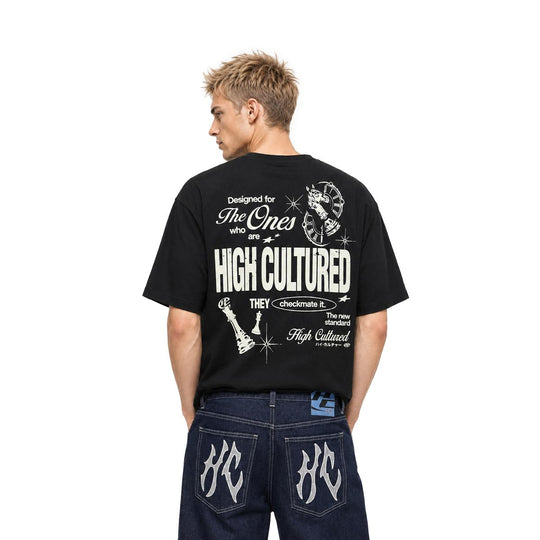 HIGH CULTURED Checkmate Studio Boxy Tee - 1198