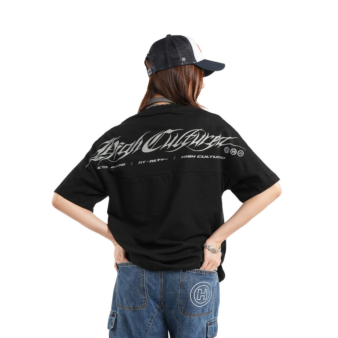 High Cultured Vandal Script Logo Tee - 1174