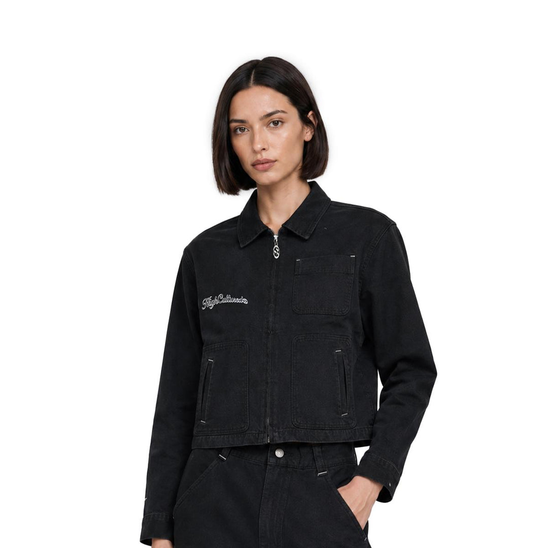 HIGH CULTURED Brand Mark Foundry Twill Work Jacket - 151