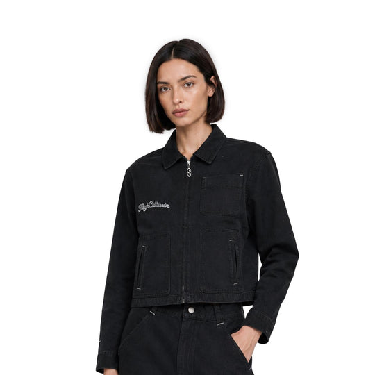 HIGH CULTURED Brand Mark Foundry Twill Work Jacket - 151