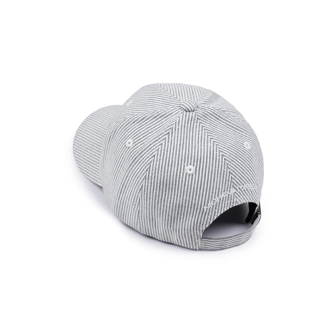 HIGH CULTURED Old English Logo Stripe Baseball Cap - 214