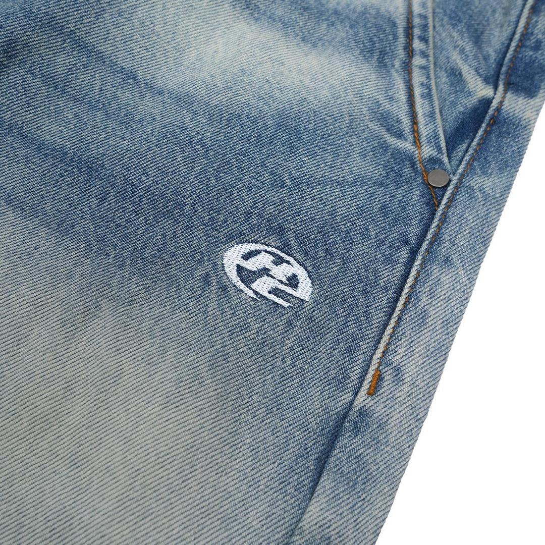 HIGH CULTURED Studio Washed Loose Long Jeans - 95