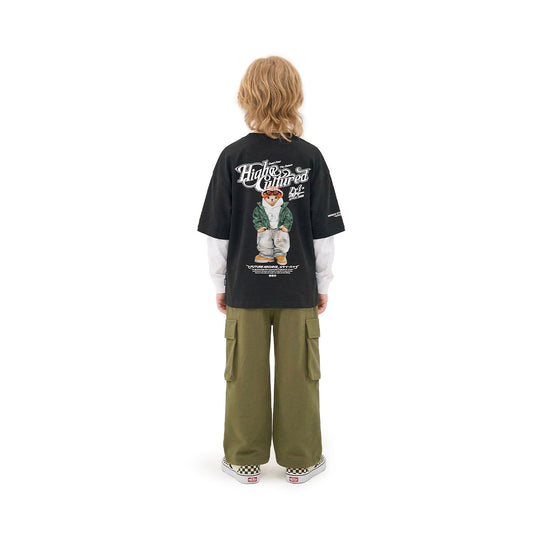 High Cultured Grounded Hiro Bear Kids Tee - 0015