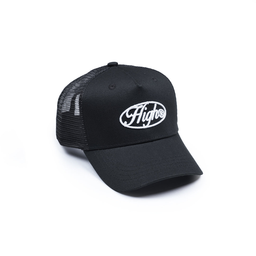 HIGH Round Opulent Logo Mesh A-Frame Cap - 199