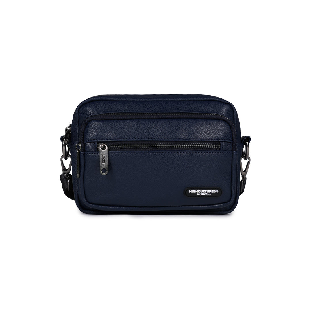 Full Grain Leather Crossbody Shoulder Bag - 77