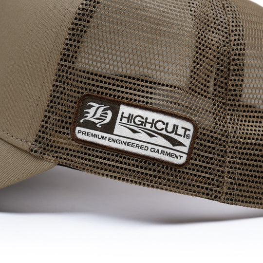 HIGH Round Opulent Logo Mesh A-Frame Cap - 199