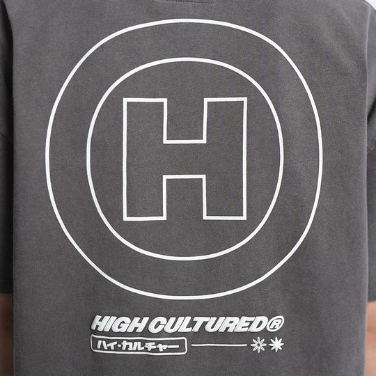 High Cultured Hyperion Logo Washed Boxy Tee - 1135