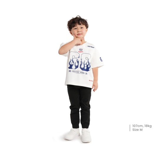 Hot Wheels x HIGH CULTURED Racing Team Kids Boxy Jersey Tee - 0018