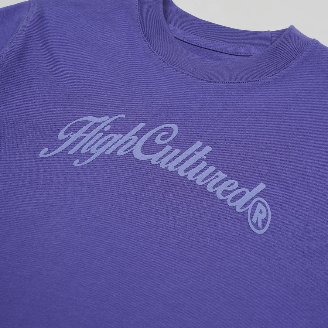 HIGH CULTURED Retro Script Kids Tee - 0027