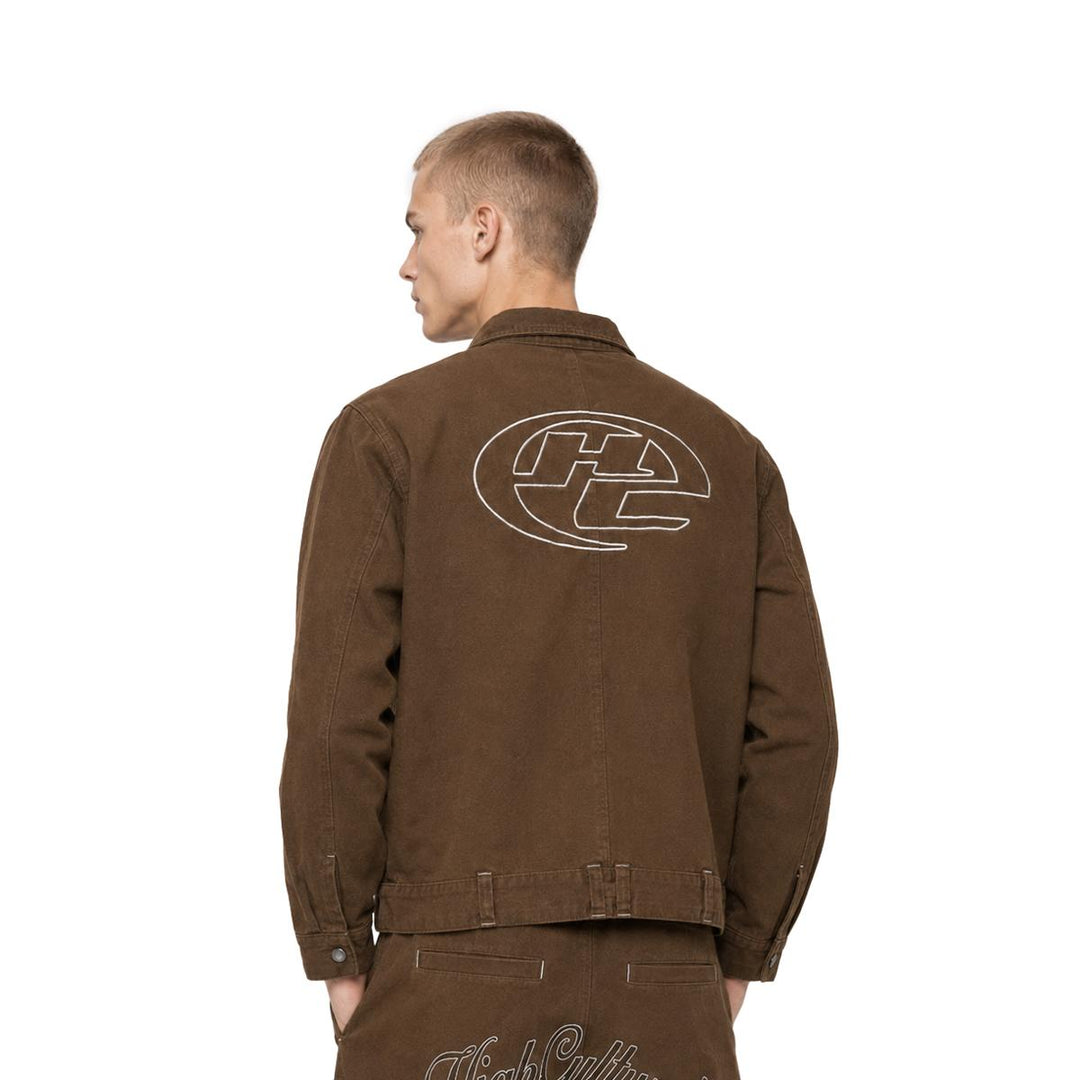 HIGH CULTURED Brand Mark Foundry Twill Work Jacket - 151