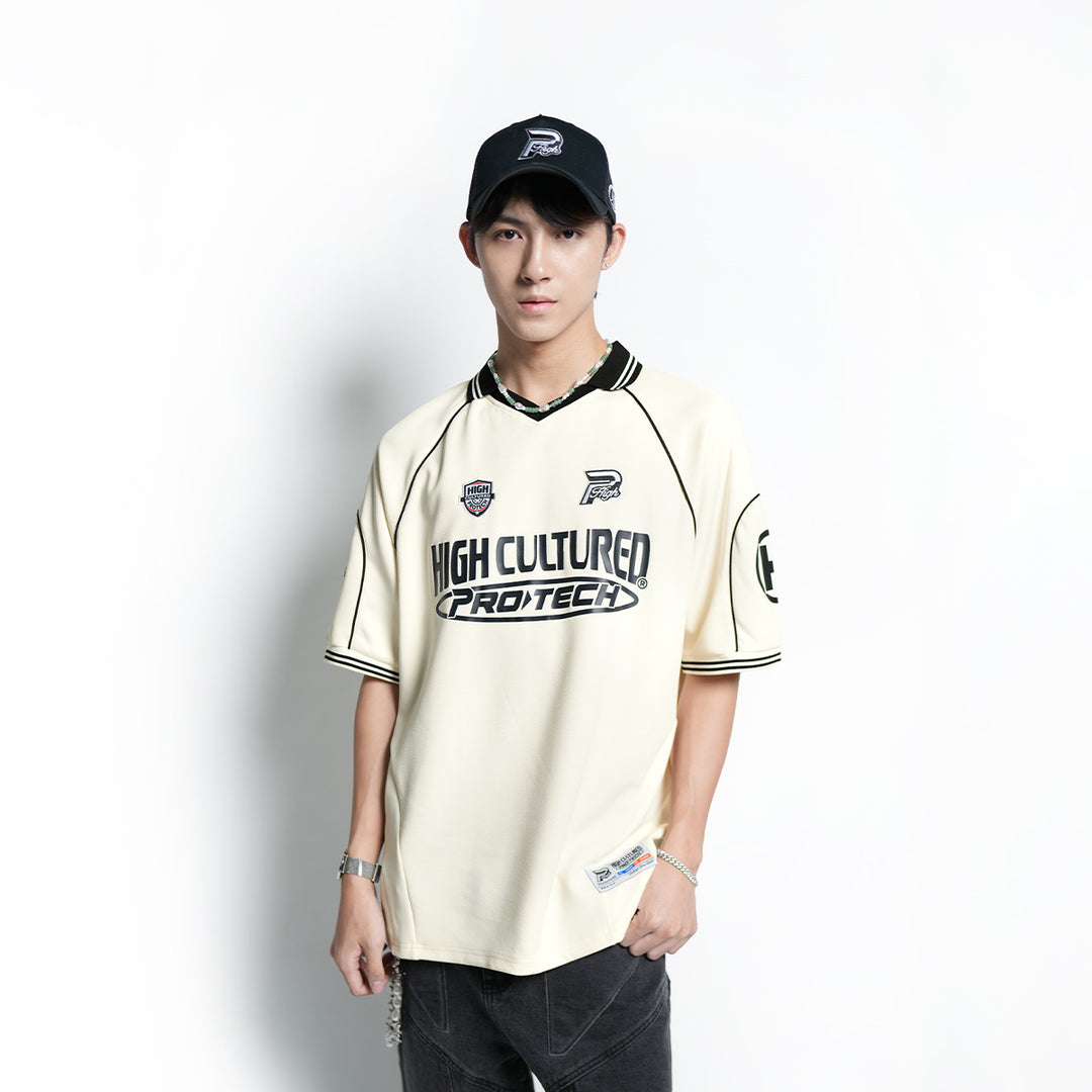 High Cultured x PROTECH Jersey Polo Tee- 156