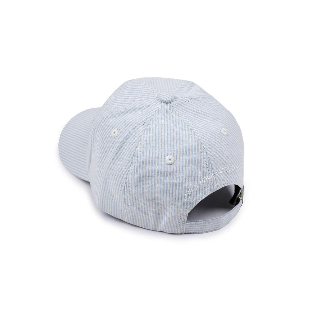 HIGH CULTURED Old English Logo Stripe Baseball Cap - 214