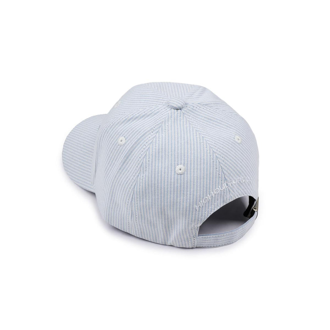 HIGH CULTURED Old English Logo Stripe Baseball Cap - 214
