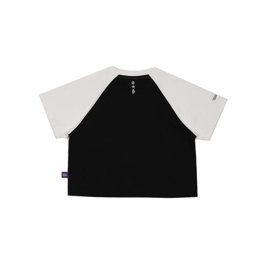 HIGH CULTURED X INSOMNIACKS Rhinestone Ladies Raglan Tee - 0001