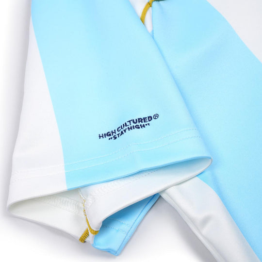 HIGH CULTURED Argentina World Cup Kids Jersey Polo Tee - 0021