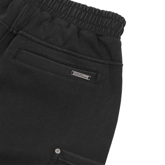 HIGH CULTURED Studded Washed Loose Short Sweat Pants - 122