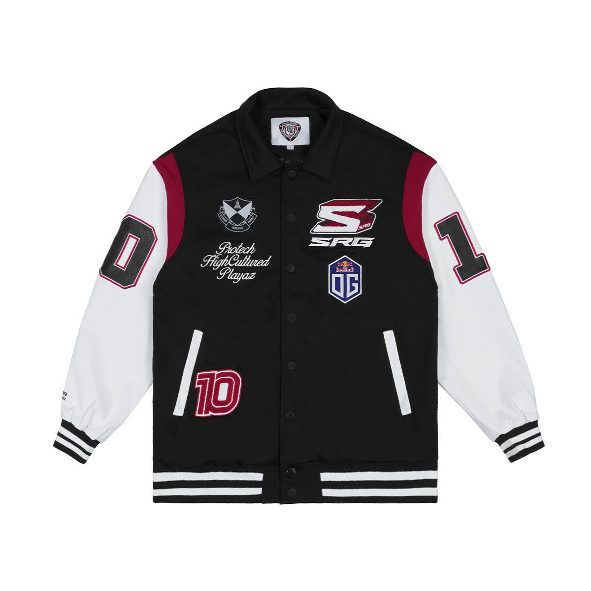 SRG.OG MSC 2025 x HIGH CULTURED x Playaz X Protech Varsity Jacket