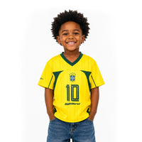 HIGH CULTURED Brazil World Cup Kids Jersey Tee - 0019