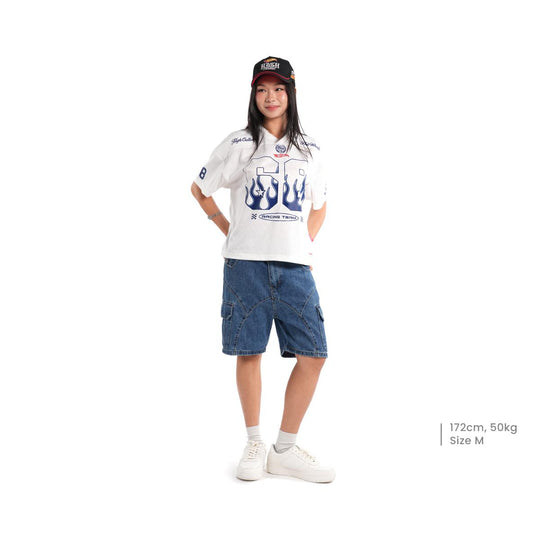 Hot Wheels x HIGH CULTURED Racing Team Boxy Jersey Tee - 1172