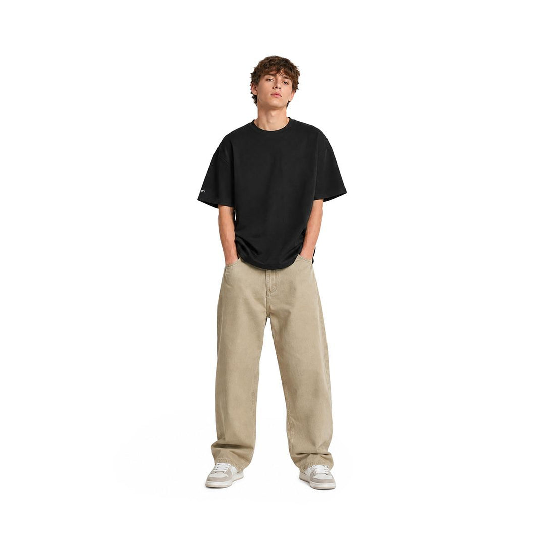 Hugh Space Cotton Loose Tee - 1023
