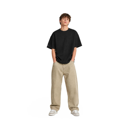 Hugh Space Cotton Loose Tee - 1023