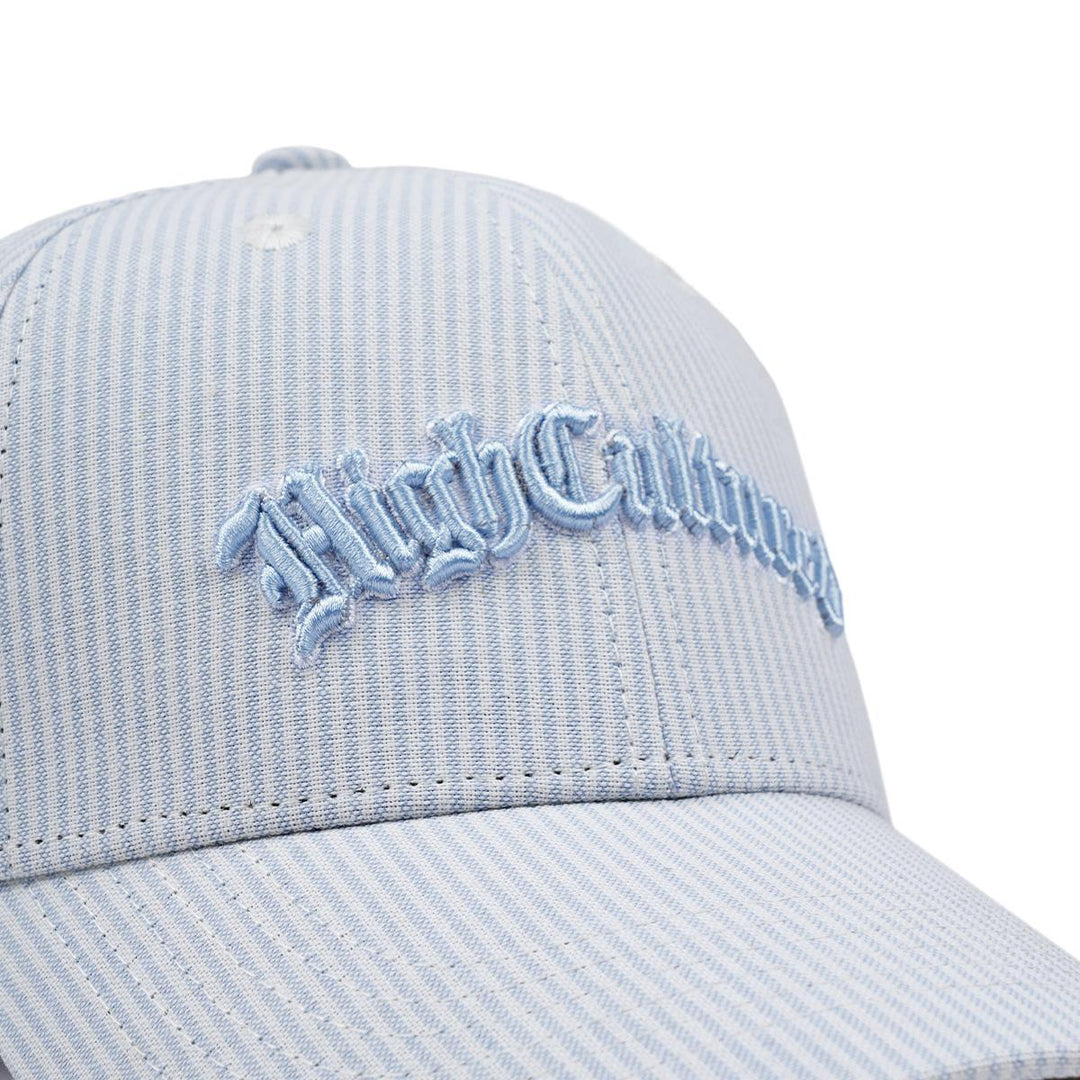 HIGH CULTURED Old English Logo Stripe Baseball Cap - 214