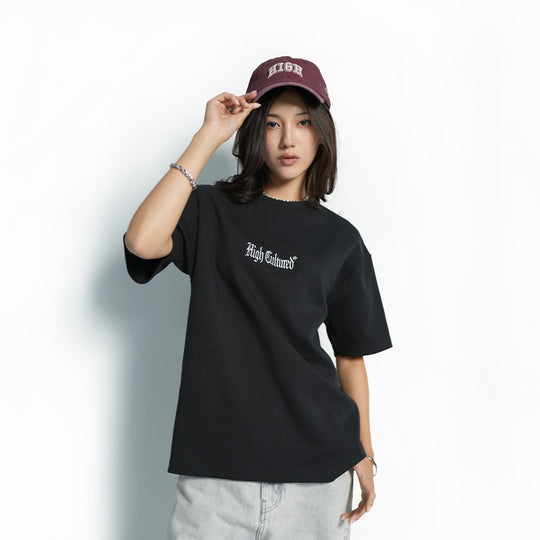 High Cultured Y2K Old English Tee - 1150