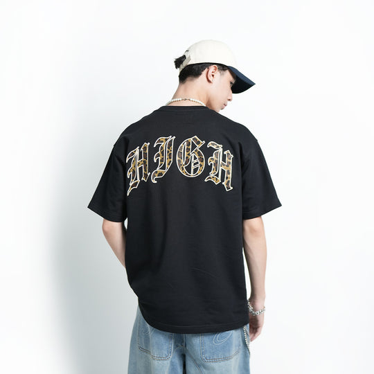 High Cultured Old English Leopard Print Tee - 1128