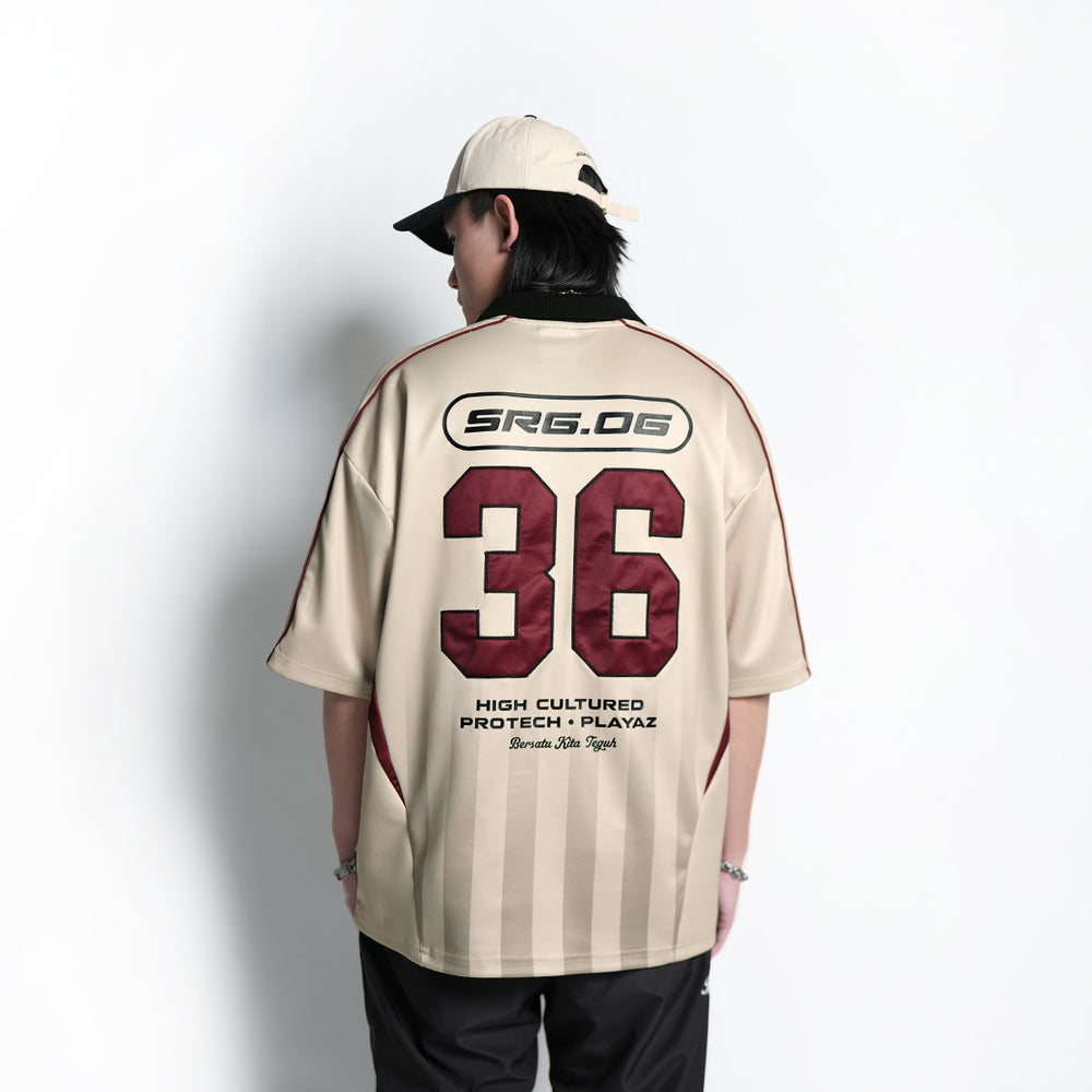 [Pre-Order] SRG.OG MSC 2025 x HIGH CULTURED x Playaz X Protech Jersey Polo Tee - 161 (Limited 2pcs per Order)