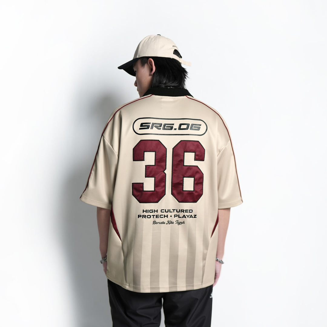 [Pre-Order] SRG.OG MSC 2025 x HIGH CULTURED x Playaz X Protech Jersey Polo Tee - 161 (Limited 2pcs per Order)