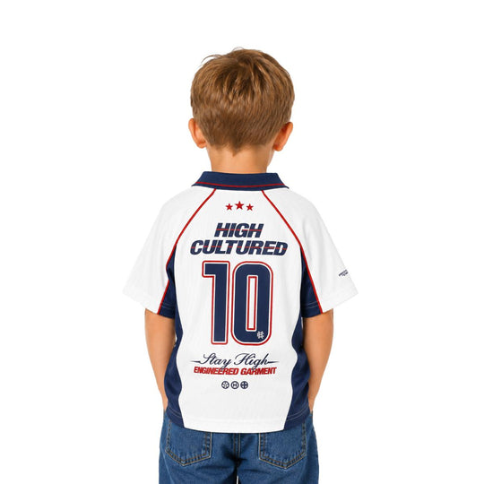 HIGH CULTURED England World Cup Jersey Kids Polo Tee - 0022