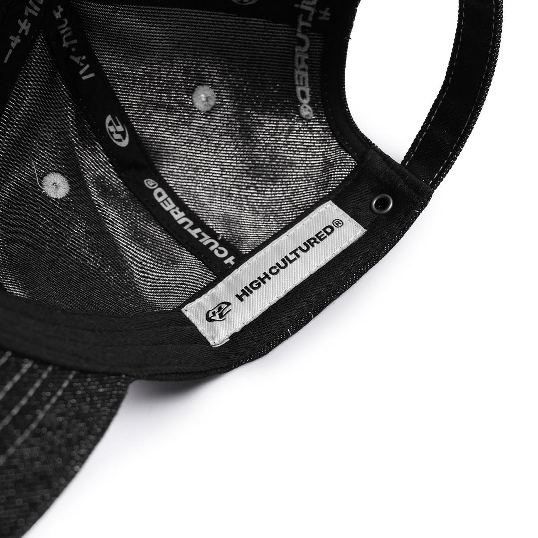 HIGH CULTURED Legacy Script Denim Baseball Cap - 213