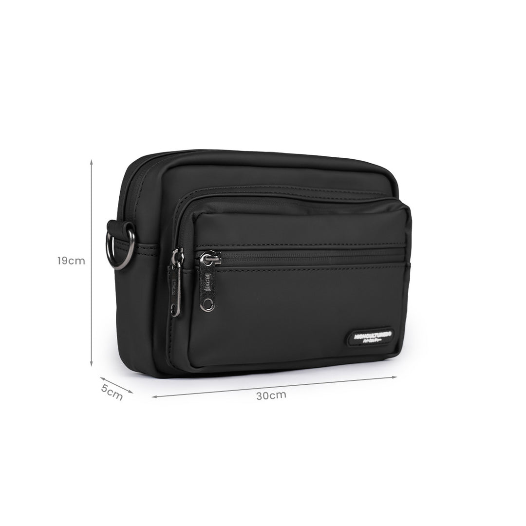 Smooth Leather Crossbody Shoulder Bag - 81