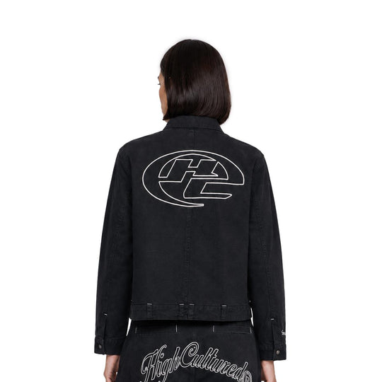 HIGH CULTURED Brand Mark Foundry Twill Work Jacket - 151