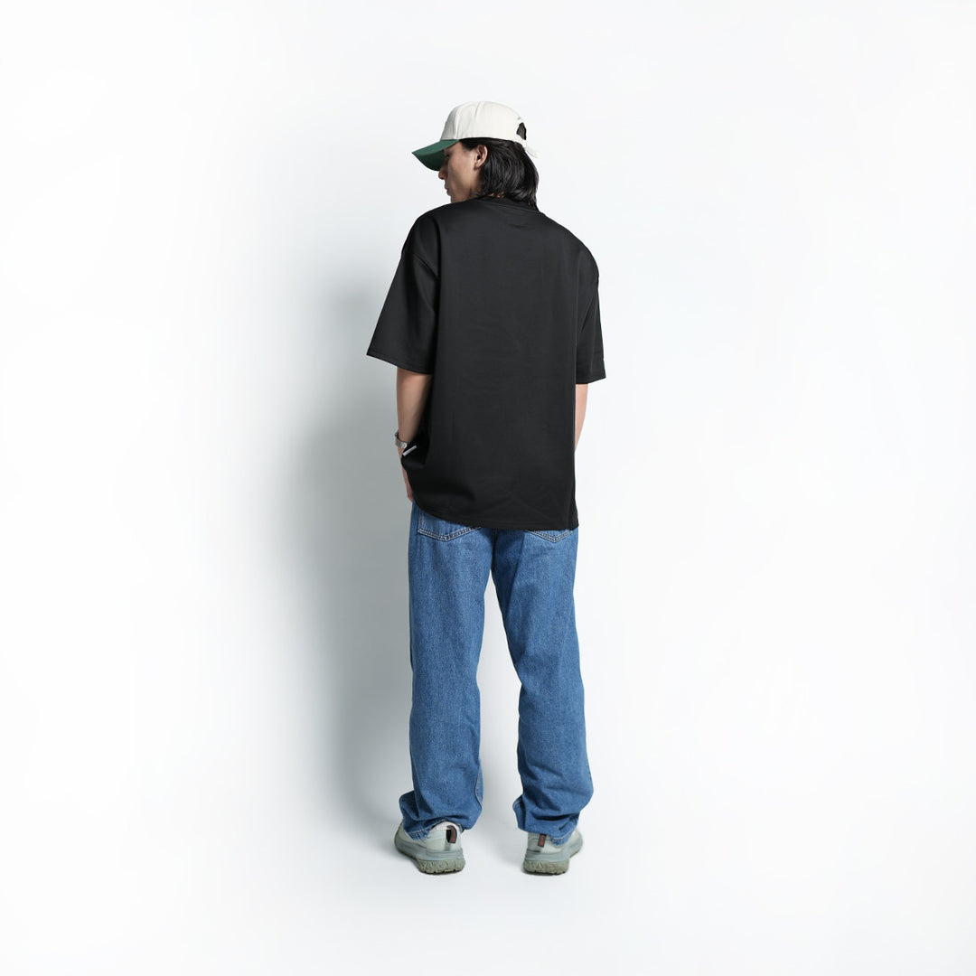 Hugh Space Cotton Loose Tee - 1023