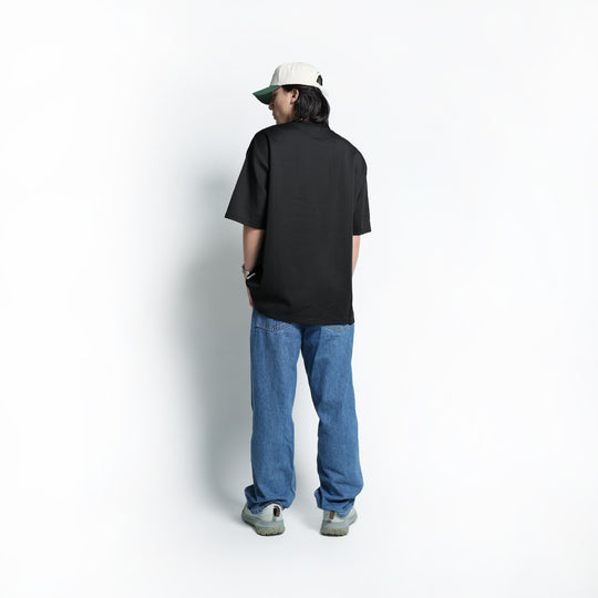 Hugh Space Cotton Loose Tee - 1023