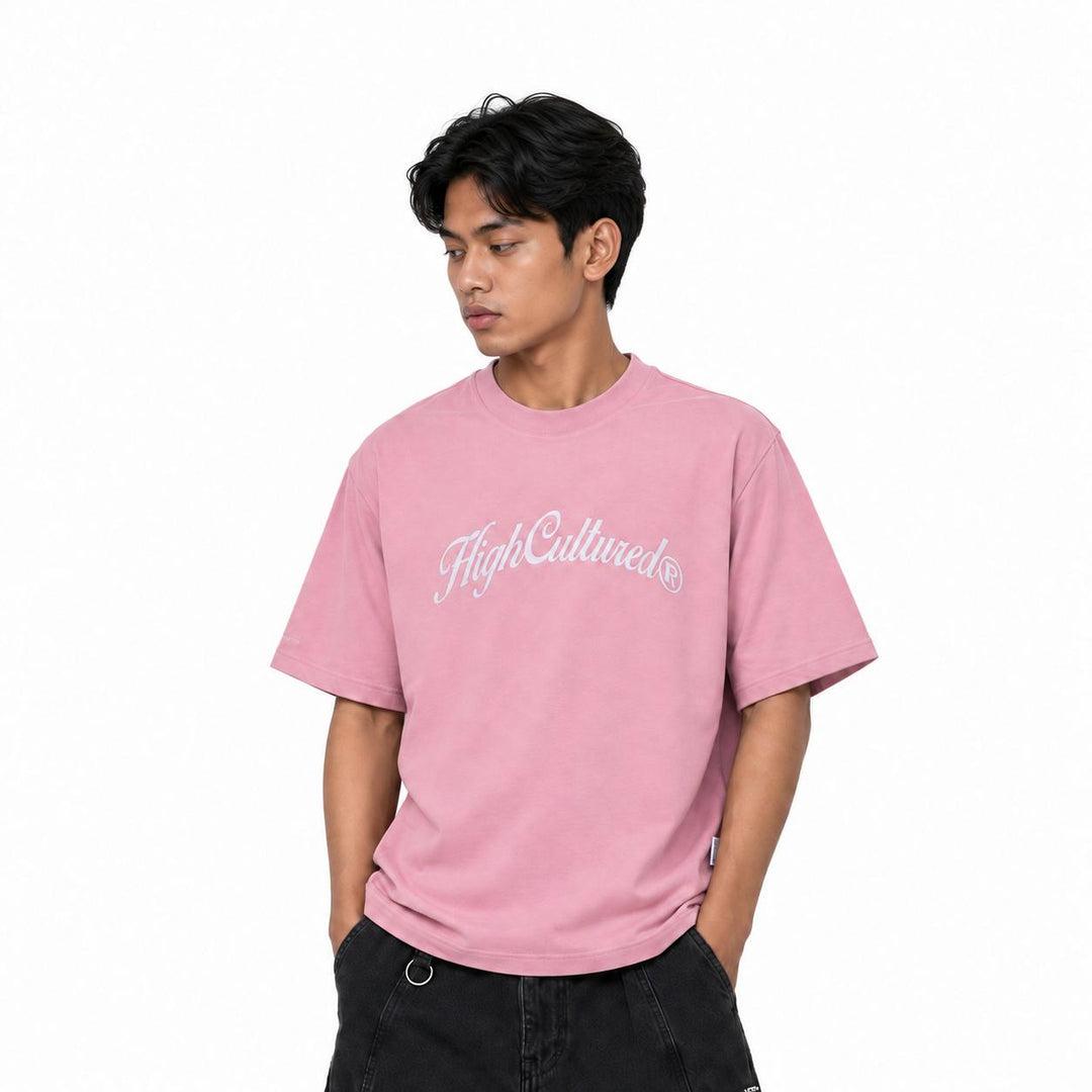 HIGH CULTURED Retro Script Tee - 1207