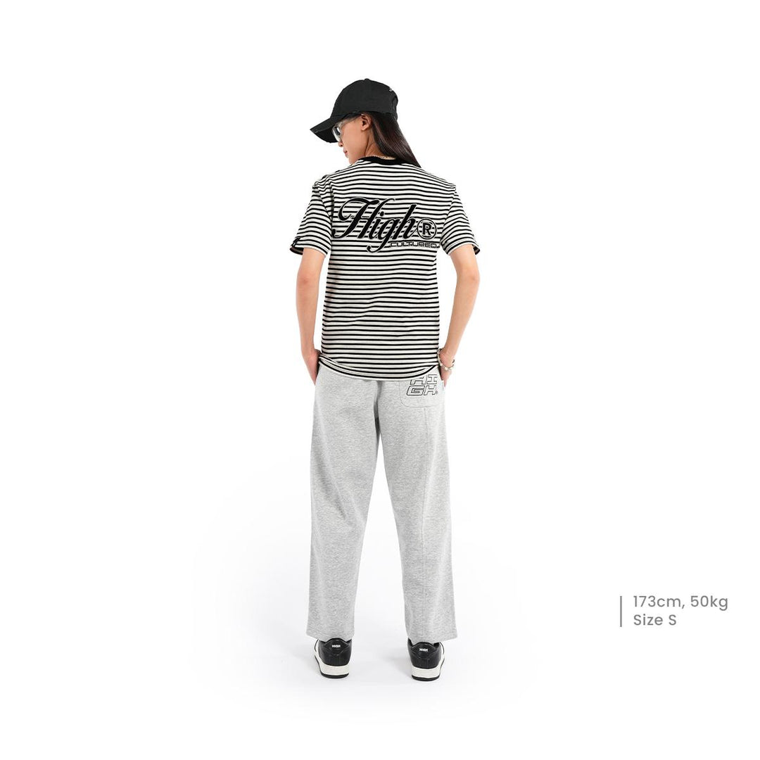 HIGH CULTURED Hyperloop Chrome Striped Tee - 1199