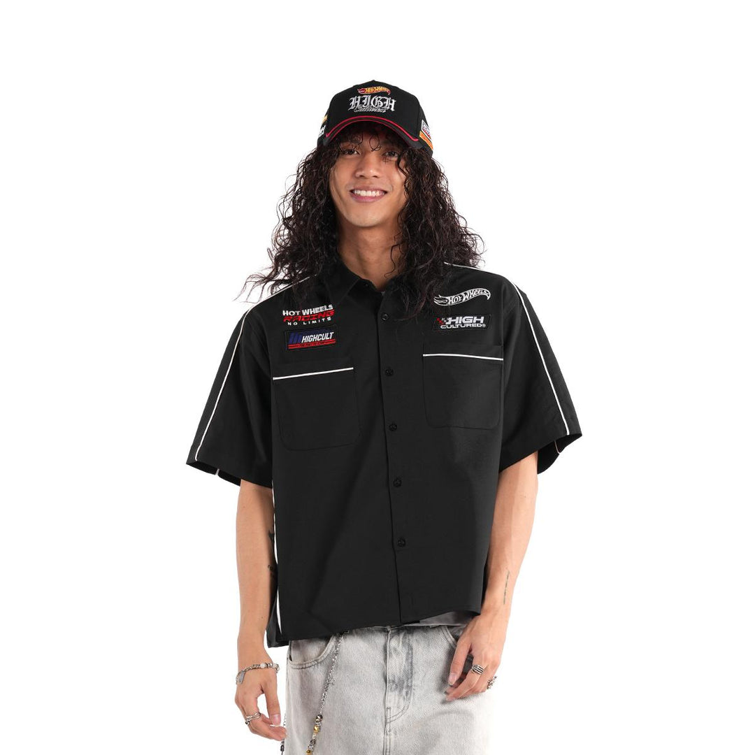 Hot Wheels x HIGH CULTURED Racing Team Boxy Short Sleeve Shirt - 96